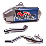 Escapamento Belparts Tornado Bhp Short Inox Azul Completo