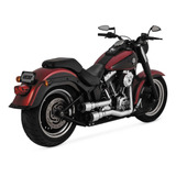 Escapamento Cromado Vance Hines Grenades Fat Boy 86 17