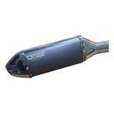 Escapamento Dore Curva Inox Cg 160 Titan Fan Start Grafite