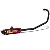 Escapamento Esportivo Competition Honda Titan 125 Esd 2000 A 2004 Candy Red