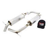 Escapamento Esportivo Ths Em Inox Cat Back Vw Polo Tsi