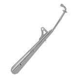 Escapamento Estralador Cromado Polimet Pop 110 2015 Até 2023