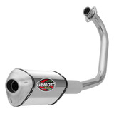 Escapamento Gemoto Para Moto Honda Titan 125 2002 2003 2004