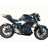 Escapamento Hurricane Yamaha Mt 03 Full 2x1 Cod 876