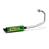 ESCAPAMENTO PRO TORK COMPETITION -CURVA CROMADA- TITAN 125 1995-99 VERDE