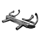 Escapamento Silencioso Inox Maf Fusca Mod Porsche 37mm