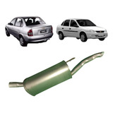 Escapamento Silencioso Traseiro Corsa Sedan 1999 2000 2001
