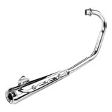 Escapamento Ybr 125 Modelo Mini Turuna C Protetor Fortuna