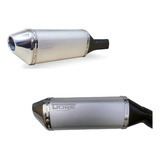 Escape Dore Curva Carbono Ninja 250 R Prata