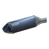 Escape Dore Curva Inox Cg 150 Titan Ks es 09 13 Grafite