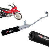 Escape Modelo Usa Racing Para Motos Pop 100 Ano 2007 A 2015