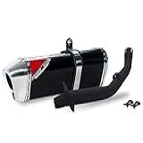 Escape Ponteira Coyote TRS 2 Way Alumínio Bros NX R 125 150 Ano 2009 Até 2014 Preto Cromado