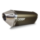 Escape Ponteira Dore Curva Inox Cg 125 Titan Ks 08 Bronze