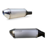 Escape Ponteira Dore Curva Inox Cg 150 Sport 08 Prata