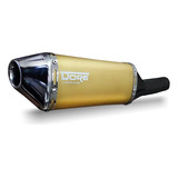 Escape Ponteira Dore Curva Inox Ttr 230 Dourado