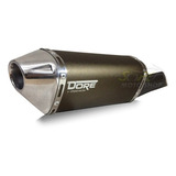 Escape Ponteira Dore Curva Inox Xr 200 Nx 200 Bronze