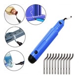Escareador Rebarbador Caneta Kit Com 10 Lâminas rasquete 