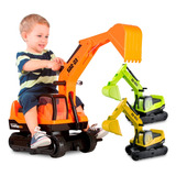 Escavadeira Infantil Grande Giant Escavator Roma Brinquedos