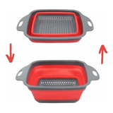 Escorredor De Alimentos Legumes Macarrão Retrátil Silicone