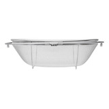 Escorredor De Arroz Inox Macarrão Com Alça Peneira Cozinha