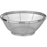 Escorredor De Arroz Inox Macarrão Peneira Cozinha Coar 27cm