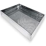 Escorredor De Frituras 30 X 40 Cm Aço Inoxidável
