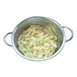 Escorredor De Macarrão Aço Inox Passador Massa Legumes 28cm