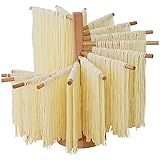 Escorredor De Massas Prateleira Para Secar Massas De Madeira Secador De Macarrão Espaguete Dobrável Suporte De Cabide De Macarrão Com 16 Varões De Suspensão Cabide Caseiro De Macarrão Fresco Para