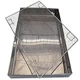 Escorredor De Óleo 25x30 Batatas Salgados Aço Inoxidável