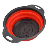 Escorredor De Silicone Dobrável Macarrão Legumes Verduras