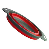 Escorredor De Silicone Dobrável P Macarrão Legumes Verduras