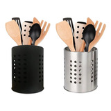 Escorredor De Talheres Inox Porta Talher Utensílios Cozinha