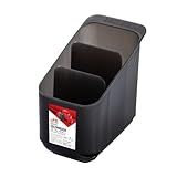 Escorredor De Talheres Plástico Com 3 Divisórias Cor Fumê Linha Utti Ordene