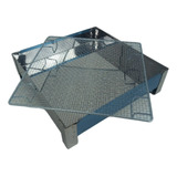 Escorredor Fritura Pequeno Bandeja 30x30x6cm Gomes Inox