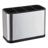 Escorredor Porta Talheres Pia Aço Inox Banheiro Cozinha