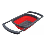 Escorredor Retrátil Silicone Verdura Massas Vapor Macarrão