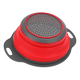 Escorredor Silicone Dobrável P Macarrão Verduras Legumes