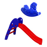 Escorregador Baby Gangorra Cavalinho Kit Infantil Completo