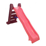 Escorregador Infantil Grande 4 Degraus Parque Cor Rosa chiclete