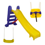 Escorregador Médio Balanço Bebê Balanço Radical Infantil