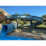 Escorregador Toboágua 38 M Para Piscina Grande Parque Clube