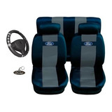 Escort Hobby Kit Capa Banco Carro Logo Ford Capa Volante
