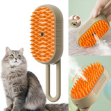 Escova A Vapor Automática 3 Em 1 Para Gatos E Cães Roro Escova De Cor Creme Para Animais De Estimação