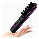 Escova Alisadora Cabelo Pente Elétrico Portátil Modeladora
