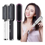 Escova Alisadora De Cabelo Pente Elétrico Imediato Cor Branco Voltagem 110v 220v