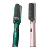 Escova Alisamento De Cabelo Lcd Cerâmica Ânion Profissional