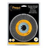 Escova Circular Ondulada Pequi 150mm X 25mm De Aço Carbono Cor Cinza escuro