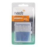 Escova Compacta Interdental Needs Cônica Azul 3 A 7 Mm 1un