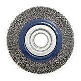 Escova De Aço Carbono Rotativa Circular Ondulada 10 06975 INEBRAS