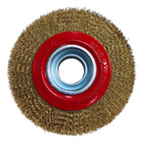 Escova De Aço Circular Para Esmeril 6 Pol Furo 31 75 Mm 9360